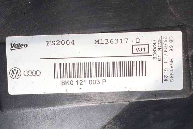 Kjølevifte til Audi A4 2007-2014 (Type IV) (B8) (B8) (VAG|8K0 121 003 P|)