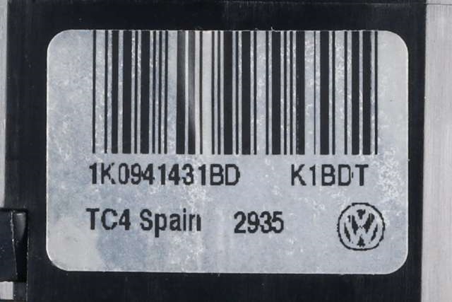 Bryter lys til VW Caddy 2015-2020 (Type III, Fase 3)  (VAG|1K0 941 431 BD|)