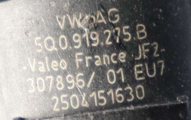 Parkeringssensor bak til Audi A3 2012-2016 (Type III, Fase 1) (VAG|5Q0 919 275 B|)