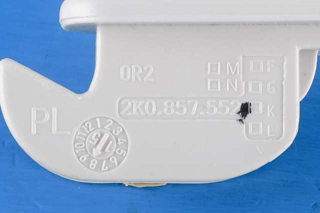 Solskjerm høyre til VW Caddy 2015-2020 (Type III, Fase 3) (VAG|2K0 857 552|)