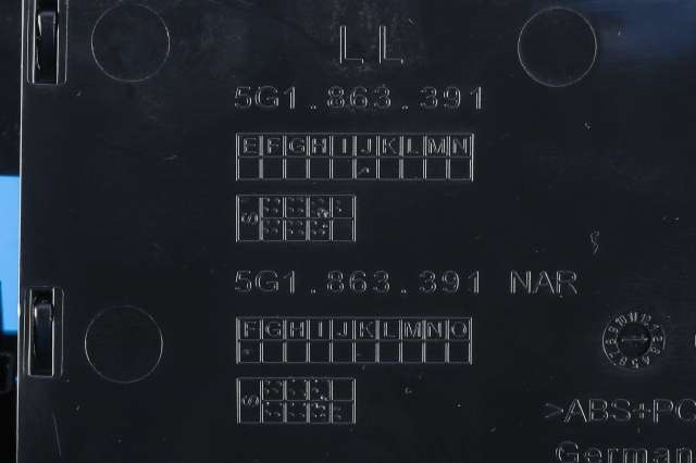 Dashbord myntrom til VW e-Golf 2014-2017 (Fase 1)  (VAG|5G1 863 391|)