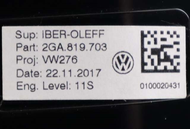 Dashbord friskluftdyse venstre til VW T-Roc 2017-->>  (VAG|2GA 858 415 A|)