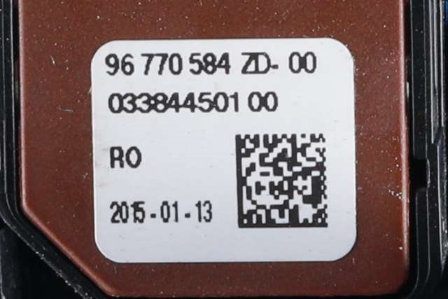 Bryter start/stopp til Peugeot 508 2014-2018 (Type I, Fase 2) (PEUGEOT|96 777946 ZD|)