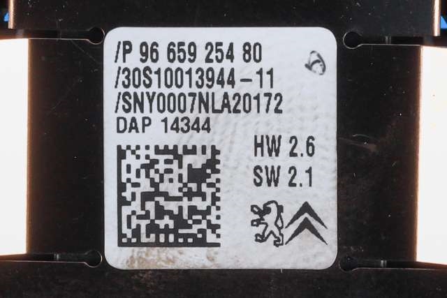 Sensor regnsensor til Peugeot 508 2014-2018 (Type I, Fase 2)  (PEUGEOT|96 659254 80|)