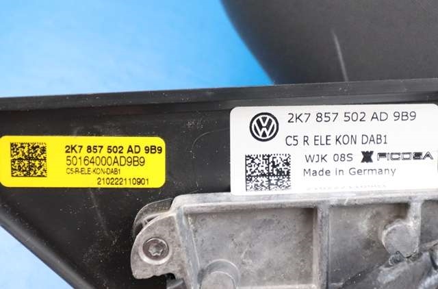 Speil høyre til VW Caddy 2020-->> (Type IV)  (VAG|2K7 857 502 AD|)