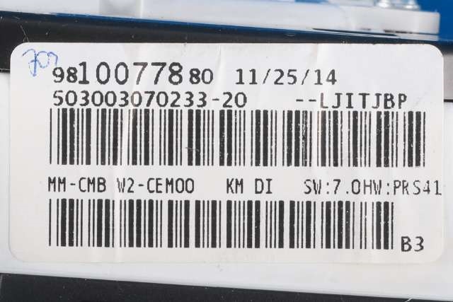 Instrumentpanel til Peugeot 508 2014-2018 (Type I, Fase 2)  (PEUGEOT|98 085591 80|)