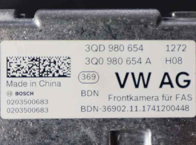Kamera til VW T-Roc 2017-->> (VAG|3Q0 980 654 A|)