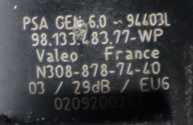 Parkeringssensor bak til Toyota Proace City 2020-->>  (PSA|98 133483 77|)