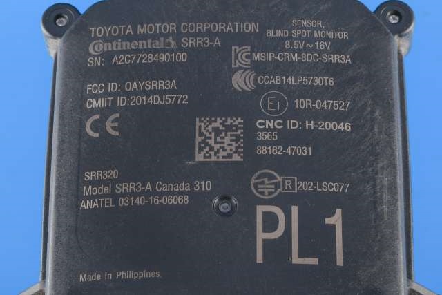 Sensor blindsone til Toyota Prius 2016-2023 (Type IV) (combi) (combi) (TOYOTA|88162-47031|)