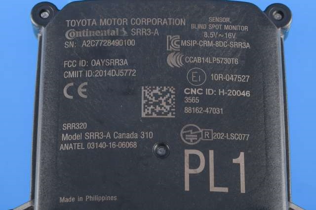 Sensor blindsone til Toyota Prius 2016-2023 (Type IV) (combi) (combi) (TOYOTA|88162-47031|)