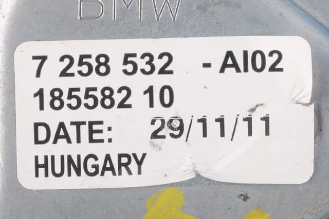 Viskermotor bakrute til BMW 1-Serie 2011-2015 (Fase 1) (F20/F21) (F20/F21) (BMW|7 258 532|)