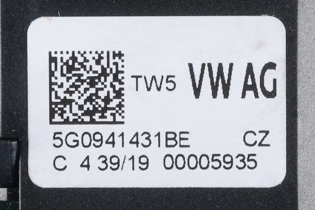 Bryter lys til VW e-Golf 2017-2020 (Fase 2) (VAG|5G0 941 431 BE|)