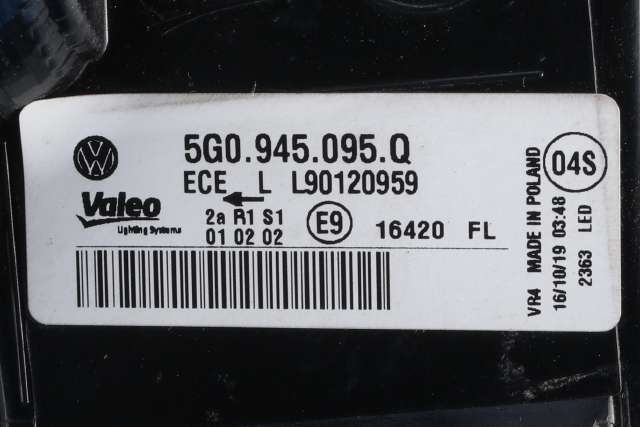 Baklykt venstre ytre til VW e-Golf 2017-2020 (Fase 2) (VAG|5G0 945 095 Q|)
