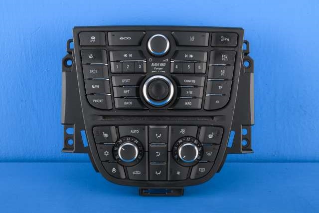 Bilstereo navigasjon betjeningspanel til Opel Astra J, 2010-2015  (GM|13 406 671)