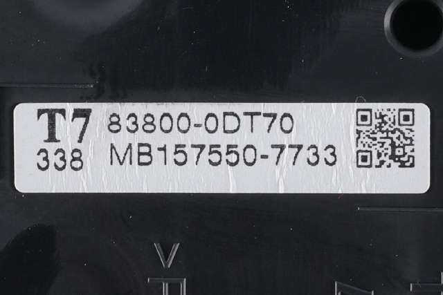 Instrumentpanel til Toyota Yaris 2012-2014 (Type III, Fase 1) (DENSO|157550-7733|83800-0DT70|)