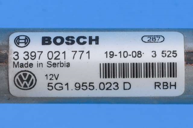 Viskermotor frontrute komplett m/overføring til VW e-Golf 2017-2020 (Fase 2)  (VAG|5G1 955 023 D|)