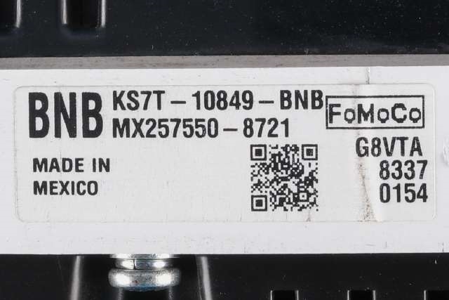Instrumentpanel til Ford Mondeo 2019-->> (Type V, Fase 2)  (FORD|KS7T-10849-BNB|)