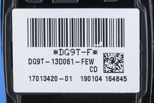 Bryter lys til Ford Mondeo 2019-->> (Type V, Fase 2) (FORD|DG9T-13D061-FEW|)