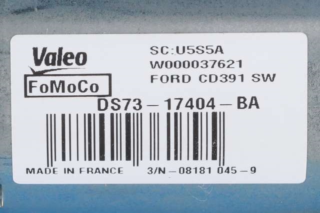 Viskermotor bakrute til Ford Mondeo 2019-->> (Type V, Fase 2)  (FORD|DS73-17404-BA|)