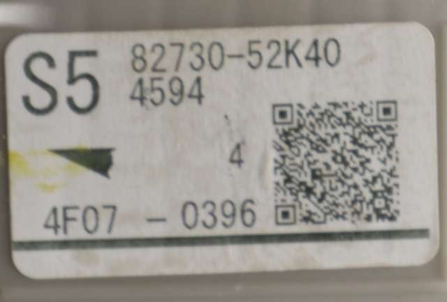 Sikringsboks til Toyota Yaris 2014-2020 (Type III, Fase 2)  (TOYOTA|82730-52K40|)