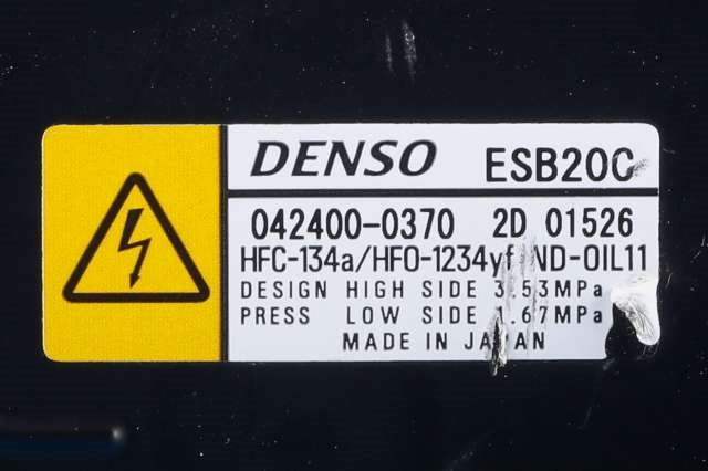 Aircondition kompressor hybrid til Toyota C-HR 2016-->>  (DENSO|042400-0370|)
