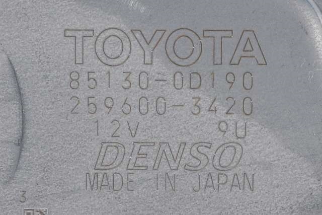 Viskermotor bakrute til Toyota Yaris 2014-2020 (Type III, Fase 2)  (DENSO|259600-3420|85130-0D190|)