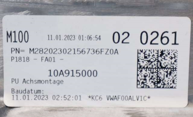Batterilader (OBC - On Board Charger) til VW ID.3 2020-->>  (VAG|1EA 915 684 EF|)