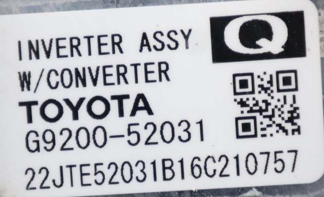 Inverter hybrid til Toyota Yaris 2014-2020 (Type III, Fase 2)  (TOYOTA|G9200-52031|)