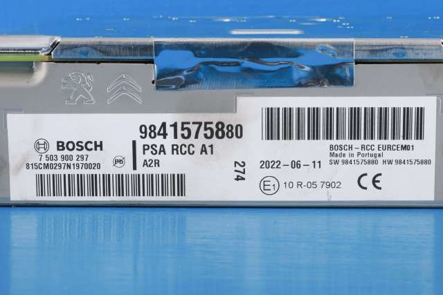 Bilstereo navigasjon til Peugeot Partner 2019-->> (Type III)  (PEUGEOT|98 415758 80|)