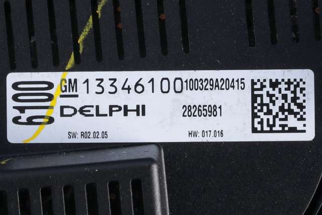 Bilstereo navigasjon betjeningspanel til Opel Astra J 2010-2015  (GM|13 346 050|)