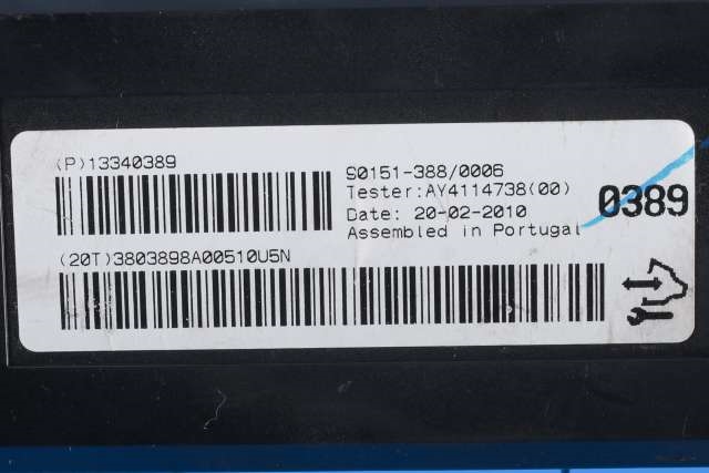 Styreenhet klima/aircondition til Opel Astra J 2010-2015 (GM|13 340 389|)