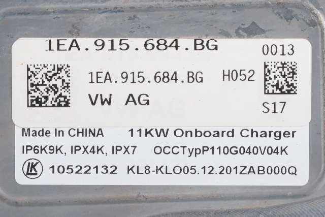 Batterilader (OBC - On Board Charger) til VW ID.4 2020-->>  (VAG|1EA 915 684 BG|)