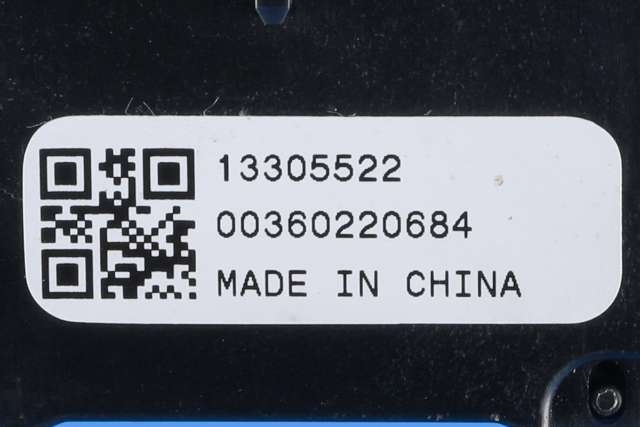 Bryter visker til Opel Astra J 2010-2015  (GM|13 305 522|)