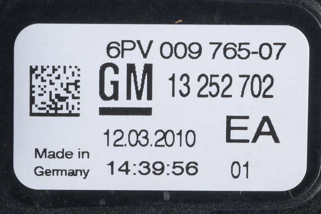 Pedal gass til Opel Astra J 2010-2015 (HELLA|6PV 009 765-07|13 252 702|)