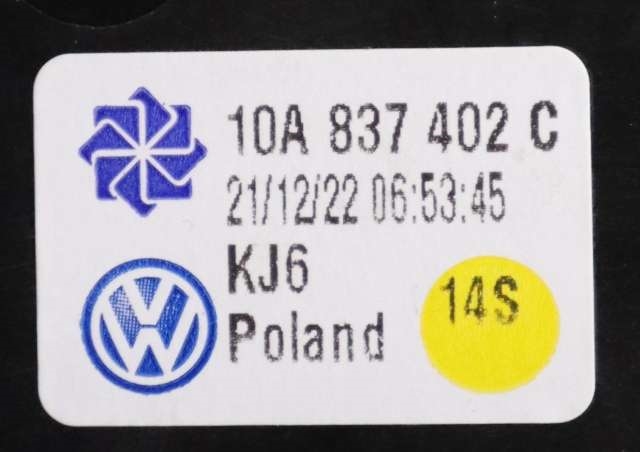 Ruteheis høyre foran til VW ID.3 2020-->>  (VAG|10A 837 402 C|)