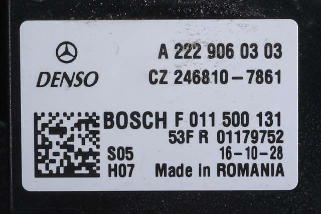 Varmeapparat motor til Mercedes A-Klasse 2012-2018 (W176) (W176) (MERCEDES|A 246 906 16 01|)