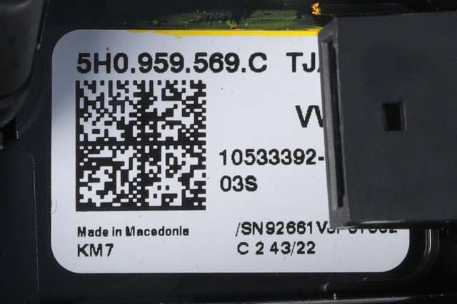 Taklyspanel til VW ID.3 2020-->> (VAG|5H0 959 569 C|)