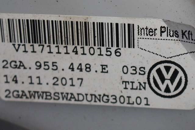 Spylertank foran til VW T-Roc 2017-->> (VAG|2GA 955 448 E|)
