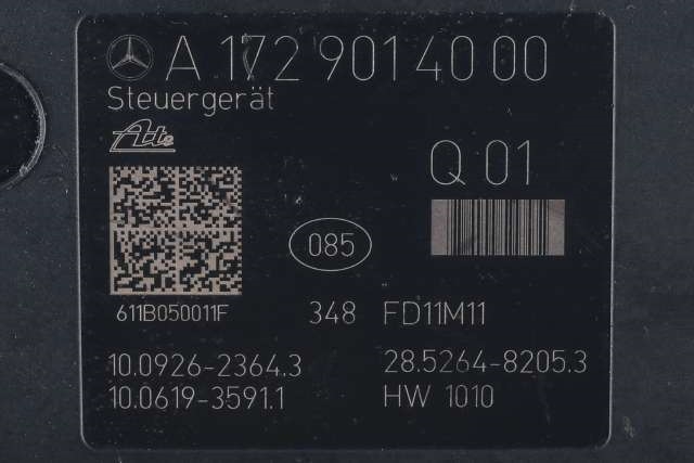 ABS sentral til Mercedes C-Klasse 2011-2014 (Fase 2) (W204) (W204) (MERCEDES|A 204 431 68 12|A 172 901 40 00|)