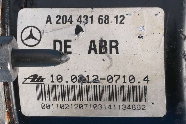 ABS sentral til Mercedes C-Klasse 2011-2014 (Fase 2) (W204) (W204) (MERCEDES|A 204 431 68 12|A 172 901 40 00|)