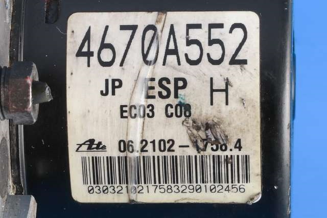 ABS sentral til Mitsubishi Outlander 2010-2012 (Type II, Fase 2) (MITSUBISHI|4670A552|)