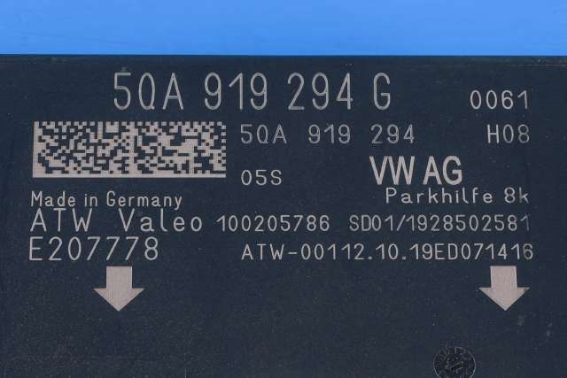 Styreenhet parkering til VW e-Golf 2017-2020 (Fase 2) (VAG|5QA 919 294 G|)