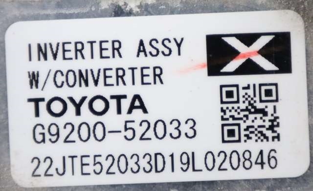 Inverter hybrid til Toyota Yaris 2014-2020 (Type III, Fase 2)  (TOYOTA|G9200-52033|)