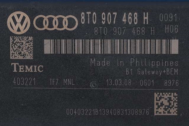 Styreenhet diverse til Audi A4 2007-2014 (Type IV) (B8) (B8) (VAG|8T0 907 468 H|)