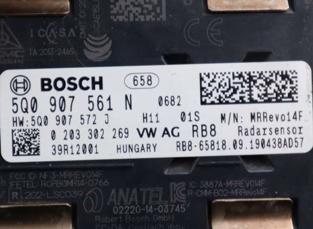 Sensor radar til VW e-Golf 2017-2020 (Fase 2) (VAG|5Q0 907 561 N|)