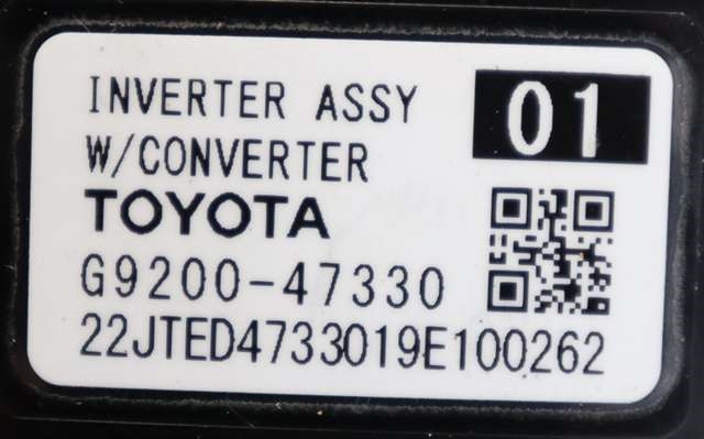 Inverter hybrid til Toyota C-HR 2016-->>  (TOYOTA|G9200-47330|)