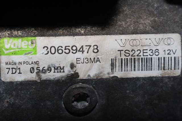 Starter diesel til Volvo V60 2010-2013 (Type I, Fase 1)  (VALEO|TS22E36|30659478|)
