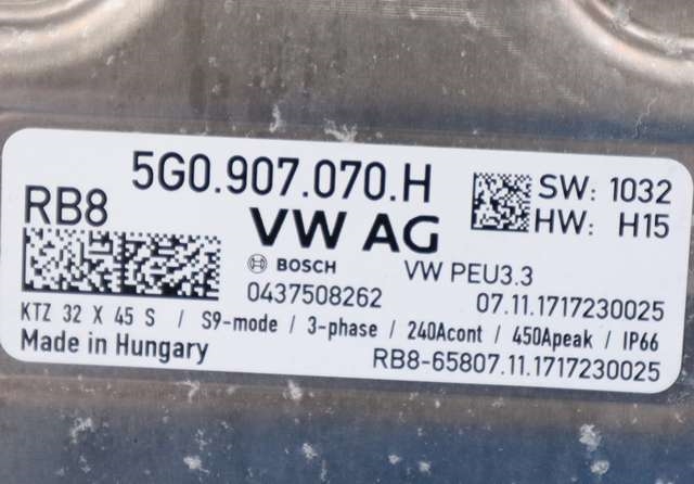 Inverter hybrid til VW Golf VII 2017-2020 (Fase 2)  (VAG|5G0 907 070 H|)