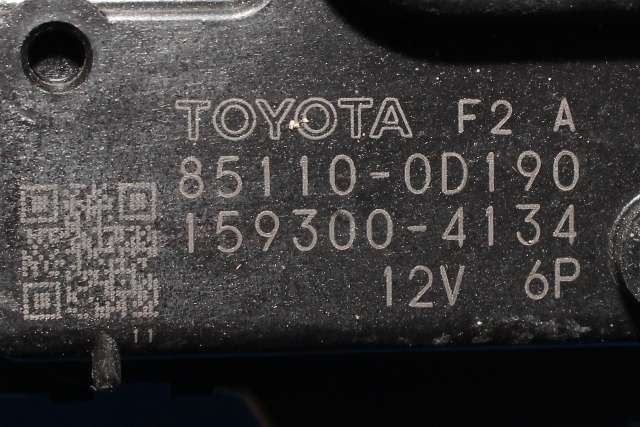 Viskermotor frontrute komplett m/overføring til Toyota Yaris 2012-2014 (Type III, Fase 1)  (DENSO|159300-4134|85110-0D190|)