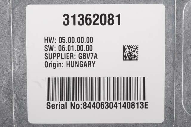 Styreenhet parkering til Volvo V60 2010-2013 (Type I, Fase 1)  (VOLVO|31362081|)